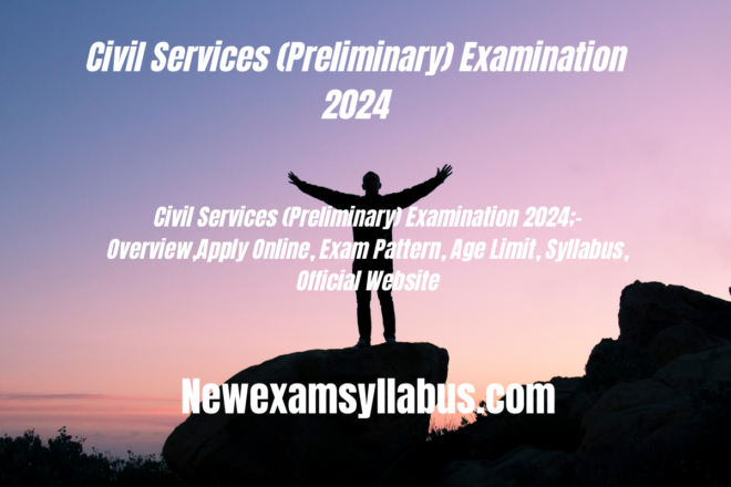 Civil Services (Preliminary) Examination 2024